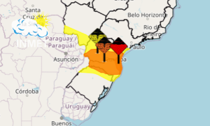 Sul e pontos de São Paulo e Mato Grosso do Sul têm alerta de tempestade neste fim de semana