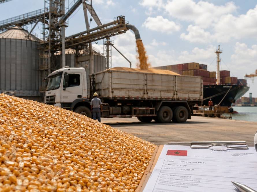 Adversário do Brasil na Copa do Mundo compra 1,37 milhão de toneladas de milho de Mato Grosso